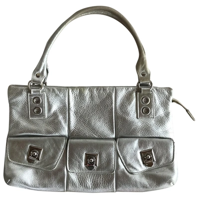 Pre-owned Sigerson Morrison Leather Handbag In Silver