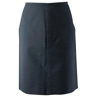 Pre-owned Prada Mini Skirt In Grey