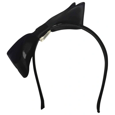 Pre-owned Jennifer Behr Cloth Hair Accessory In Black