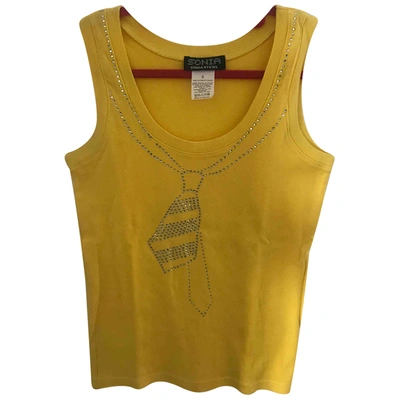 Pre-owned Sonia By Sonia Rykiel Vest In Yellow