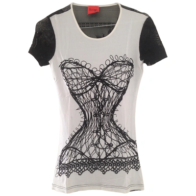 Pre-owned Christian Lacroix White Synthetic Top