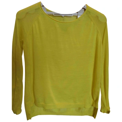 Pre-owned House Of Dagmar Wool Jumper In Yellow