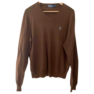 Pre-owned Polo Ralph Lauren Pull In Brown