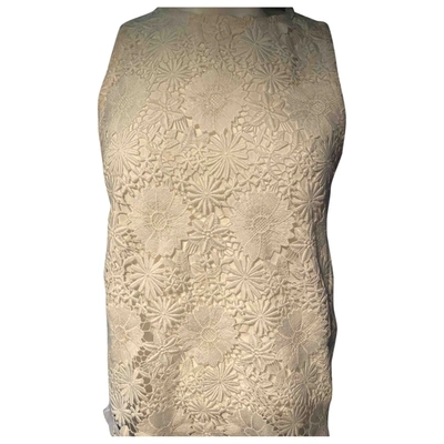 Pre-owned Maje Waistcoat In White