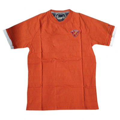 Pre-owned Tommy Hilfiger Orange Cotton T-shirts