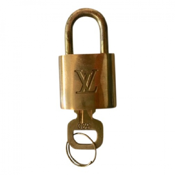 Pre-Owned Louis Vuitton Cadenas Gold Metal Bag Charms | ModeSens