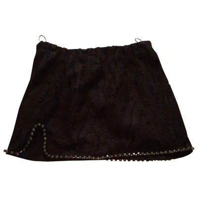 Pre-owned N°21 Mini Skirt In Black