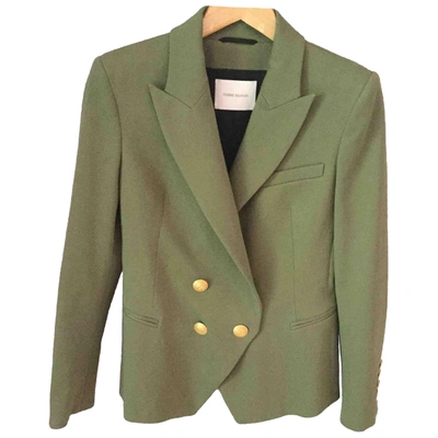 Pre-owned Pierre Balmain Green Cotton Jacket
