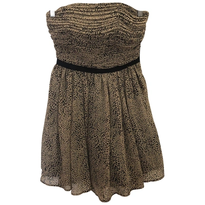 Pre-owned Guess Mid-length Dress In Camel