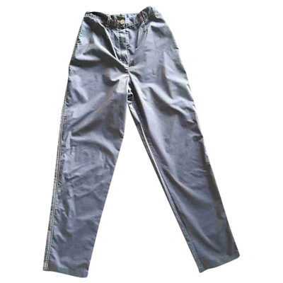 Pre-owned Jean Paul Gaultier Straight Pants In Grey