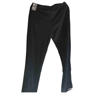 Pre-owned Adidas Originals Straight Trousers In Black
