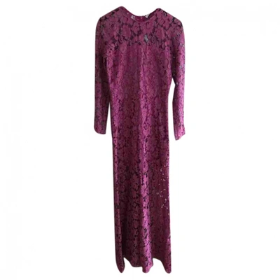 Pre-owned Alexis Maxi Dress In Pink