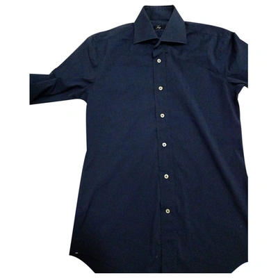 Pre-owned Fay Shirt In Blue
