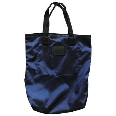 Pre-owned Marc By Marc Jacobs Cloth Tote In Blue