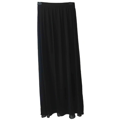 Pre-owned Alice And Olivia Maxi Skirt In Black