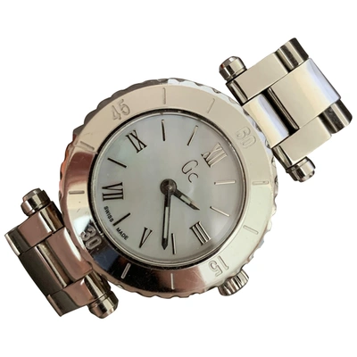 Pre-owned Guess Watch In Silver