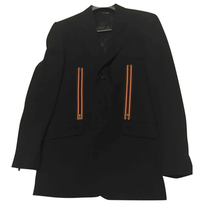 Pre-owned Moschino Cheap And Chic Wool Jacket In Black