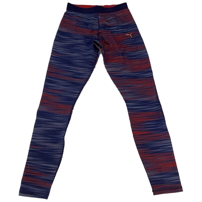 Pre-owned Puma Multicolour Polyester Trousers