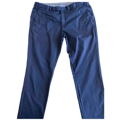 Pre-owned Armani Collezioni Trousers In Blue