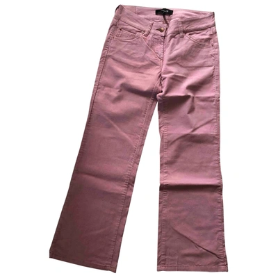 Pre-owned Isabel Marant Velvet Trousers In Pink