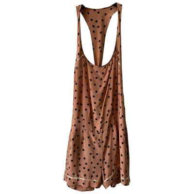 Pre-owned Jucca Silk Dress In Pink