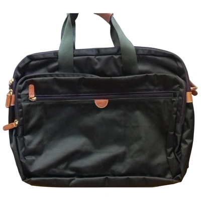 Pre-owned Bric's Cloth Travel Bag In Khaki