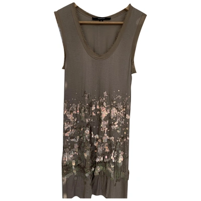 Pre-owned Givenchy Mini Dress In Beige