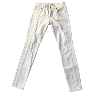 Pre-owned True Religion Slim Trousers In Beige