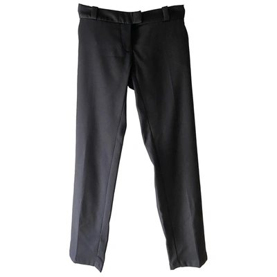Pre-owned Mangano Slim Pants In Black
