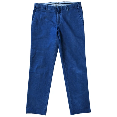 Pre-owned Ermenegildo Zegna Trousers In Blue