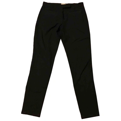 Pre-owned Pablo Straight Trousers In Navy