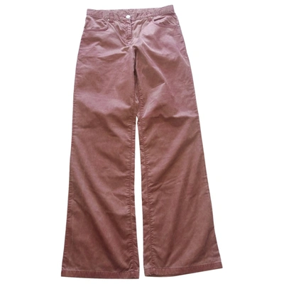 Pre-owned Versace Large Trousers In Pink