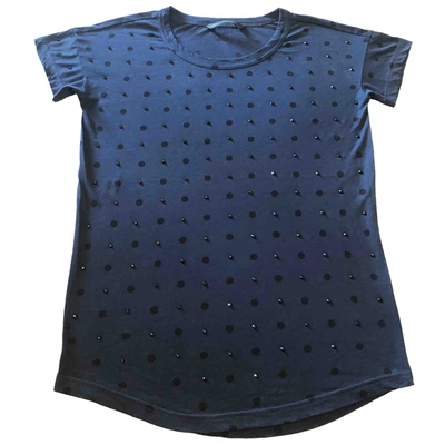 Pre-owned Marc By Marc Jacobs Blue Cotton Top