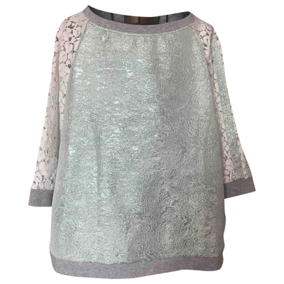 Pre-owned Femme By Michele Rossi Metallic Polyester Top