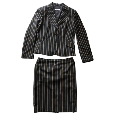 Pre-owned Marella Skirt Suit In Black