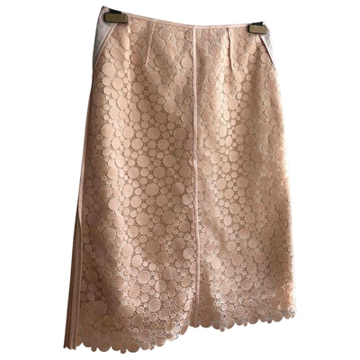Pre-owned Marc Jacobs Silk Skirt In Pink
