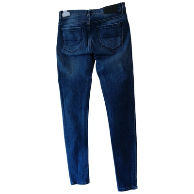 Pre-owned Fay Slim Jeans In Blue