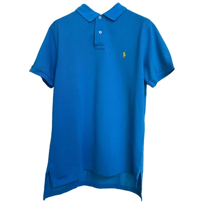 Pre-owned Polo Ralph Lauren Polo Classique Manches Courtes Polo Shirt In Turquoise