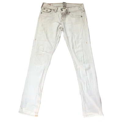 Pre-owned True Religion White Denim - Jeans Jeans