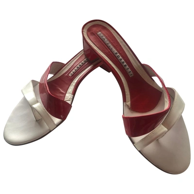 Pre-owned Fratelli Rossetti Multicolour Patent Leather Sandals