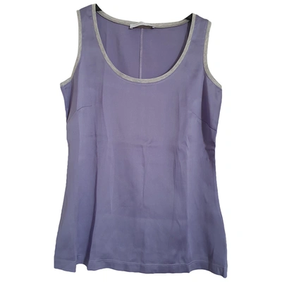 Pre-owned Fabiana Filippi Silk Vest In Purple