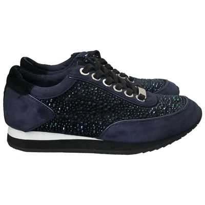 Pre-owned Kurt Geiger Trainers In Navy