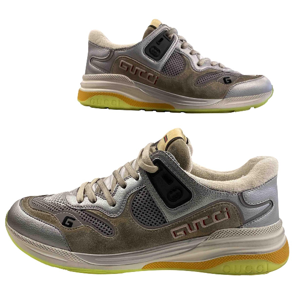 gucci silver platforms