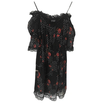 Pre-owned The Kooples Mid-length Dress In Black