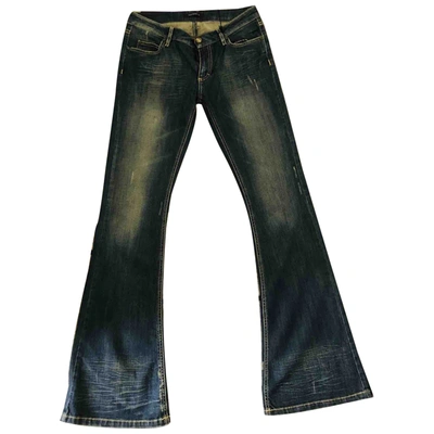 Pre-owned Plein Sud Blue Cotton - Elasthane Jeans