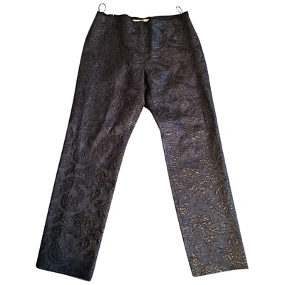 Pre-owned Lanvin Large Pants In Black