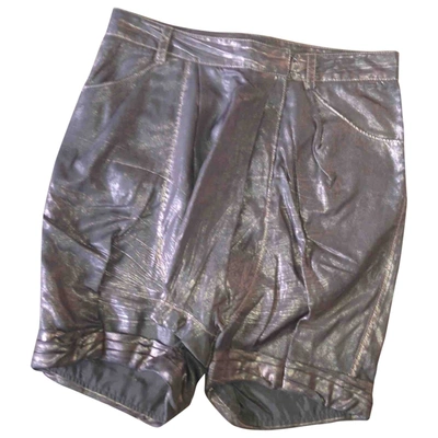 Pre-owned 3.1 Phillip Lim / フィリップ リム Metallic Synthetic Shorts