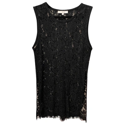 Pre-owned Iro Lace Top In Black
