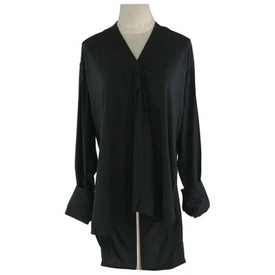Pre-owned Celine Silk Shirt In Black