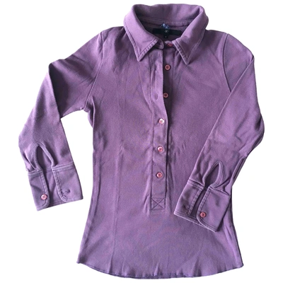 Pre-owned Isabel Marant Étoile Purple Cotton Top